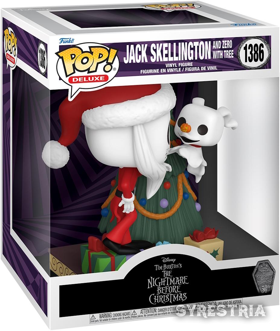 The Nightmare Before Christmas - Jack Skellington and Zero with Tree 1386 - Funko Pop! Deluxe