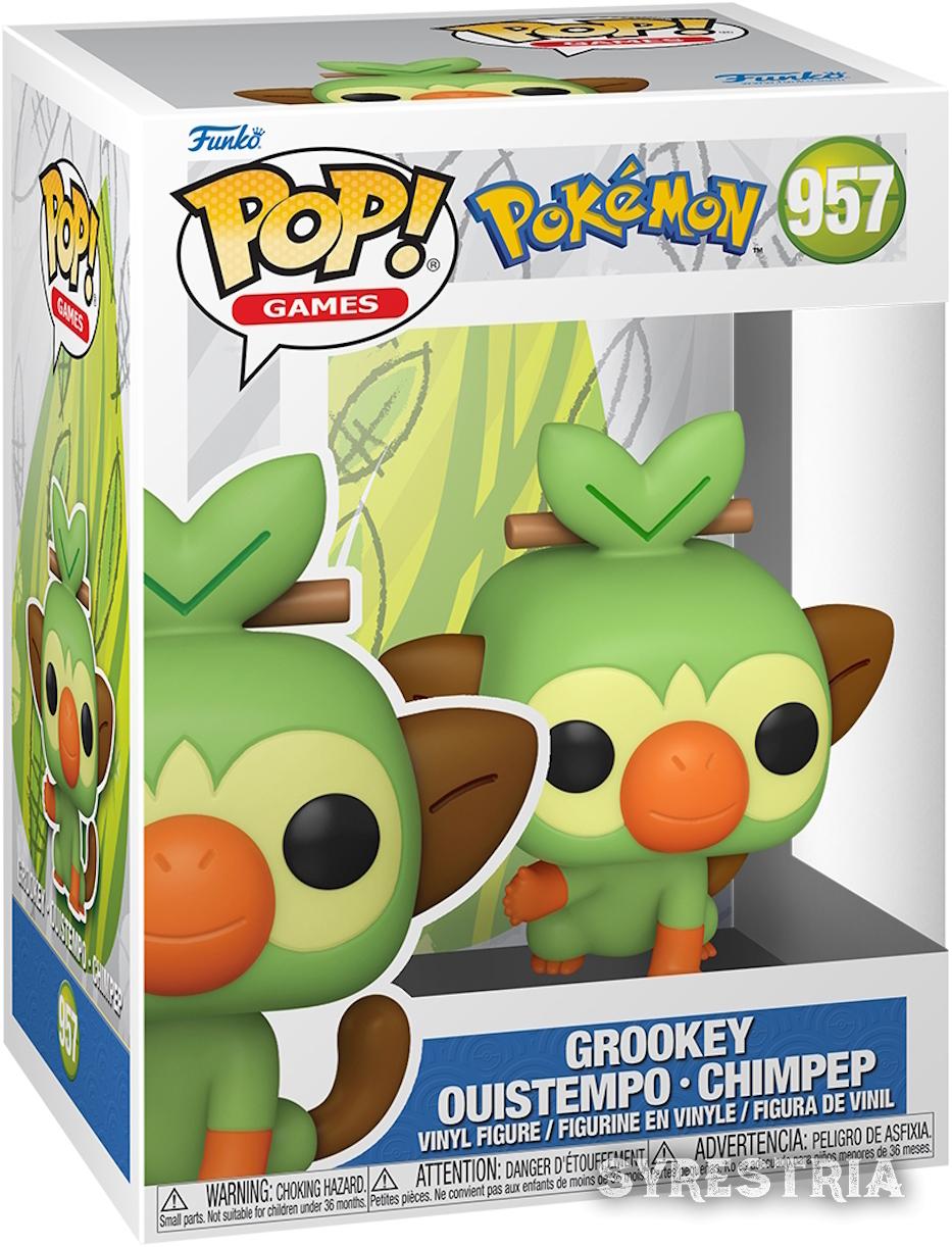 Pokémon - Grookey Ouistempo Chimpep 957  - Funko Pop! Vinyl Figur