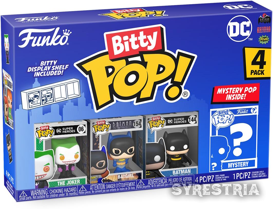 DC Barman The Joker Batgirl 4er Pack - Bitty Pop! Funko