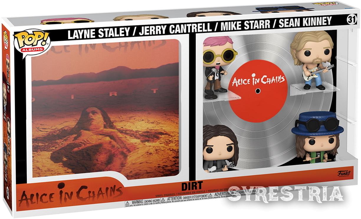 Alice in Chains - Layne Staley Jerry Cantrell Mike Starr Sean Kinney 31 - Funko Pop! Albums - Vinyl Figur