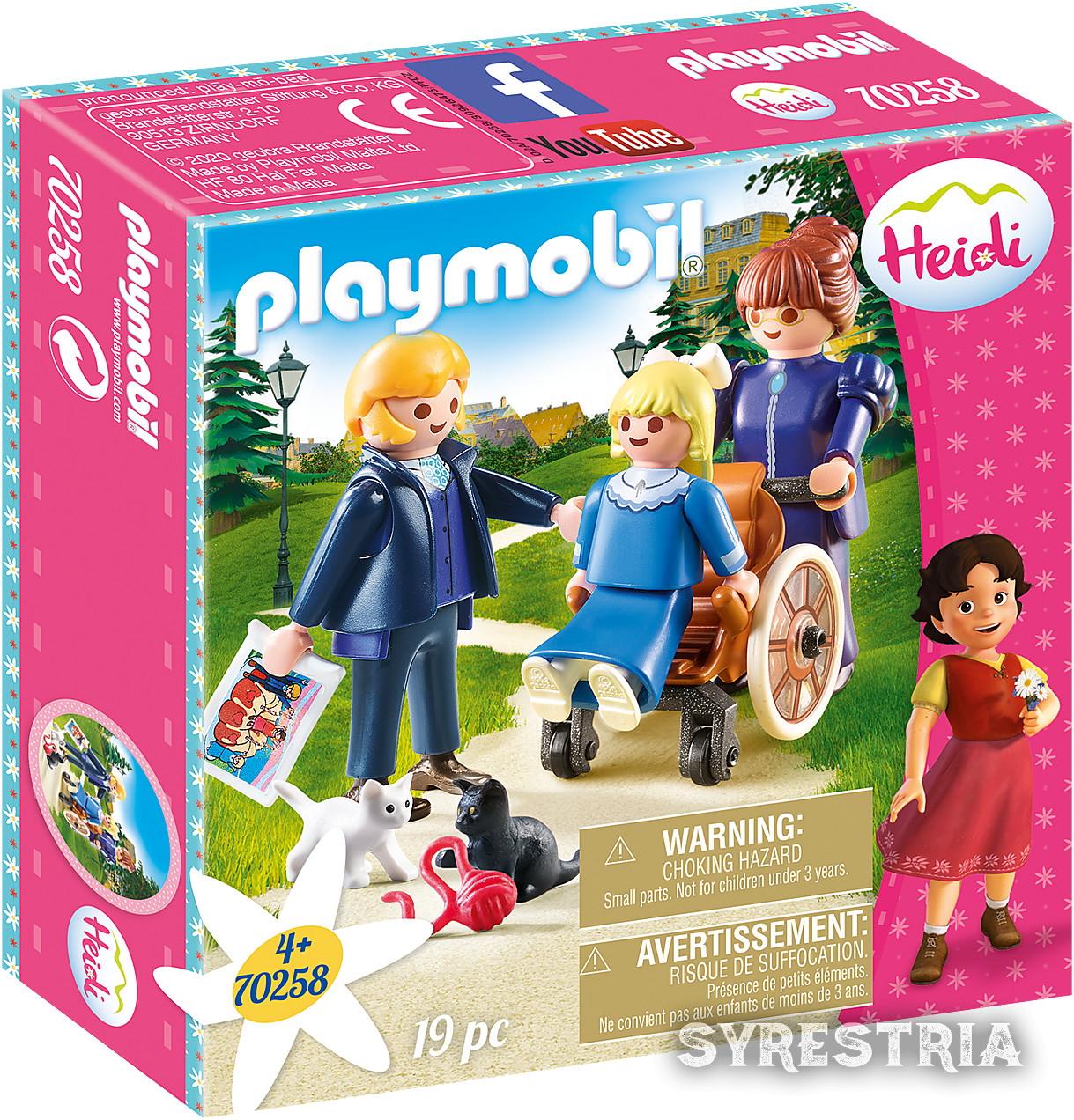 Playmobil Heidi - Clara mit Vater und Fräulein Rottenmeier 70258