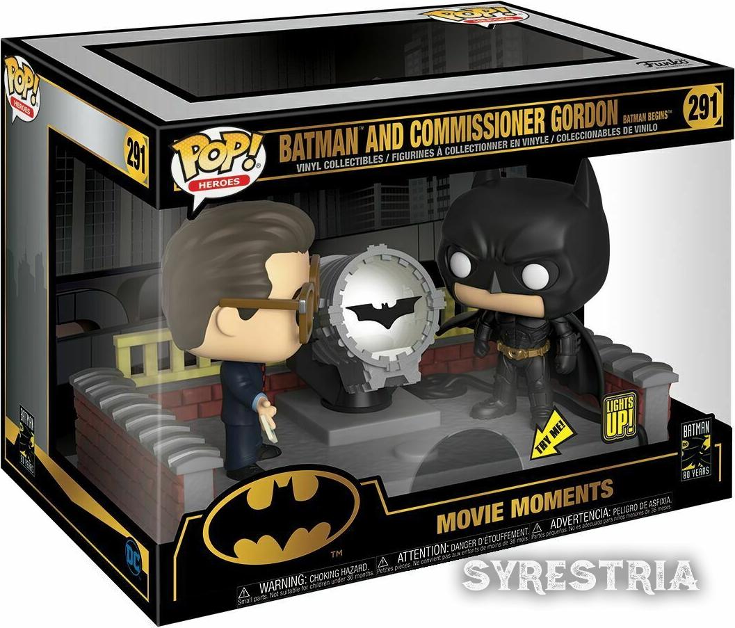 Batman and Commissioner Gordon - Movie Moments 291 Lights UP! - Funko Pop! - Vin