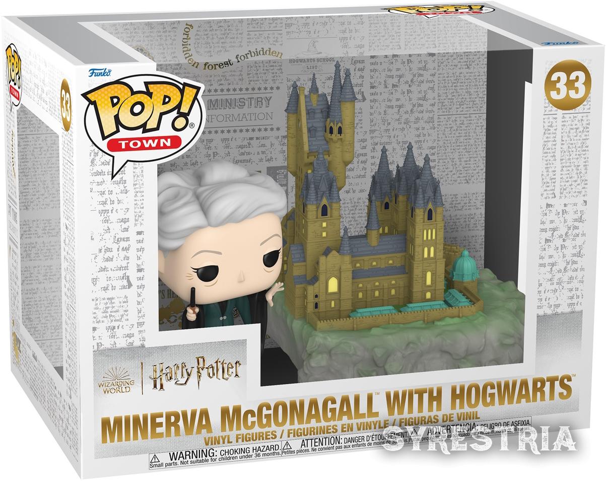 Harry Potter - Minerva McGonagall With Hogwarts 33 - Funko Pop! Town Vinyl Figur