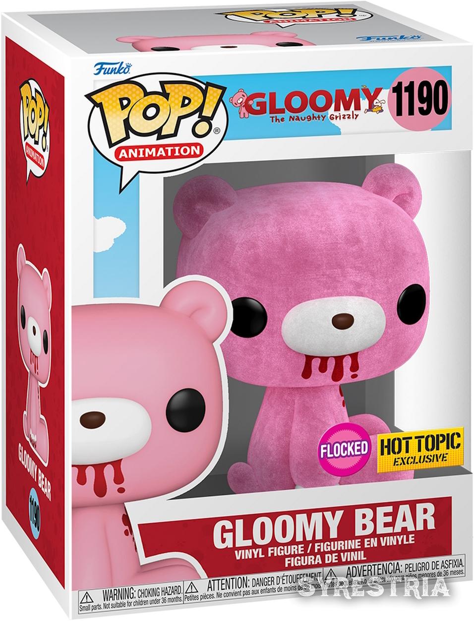 Gloomy - Gloomy Bear 1190 Hot Topic Flocked - Funko Pop! Vinyl Figur