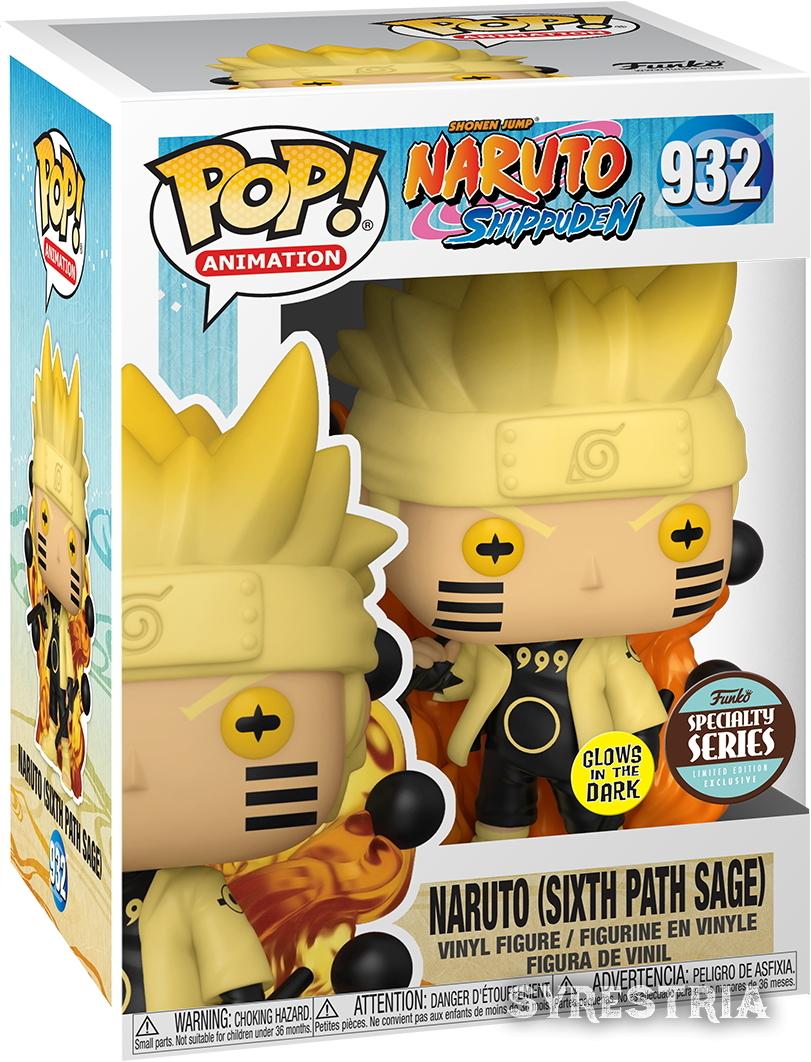 Naruto Shippuden - Naruto (Sixth Path Sage) 932 Glows Specialty Series Limited Edition Exclusive - Funko Pop! - Vinyl Figur
