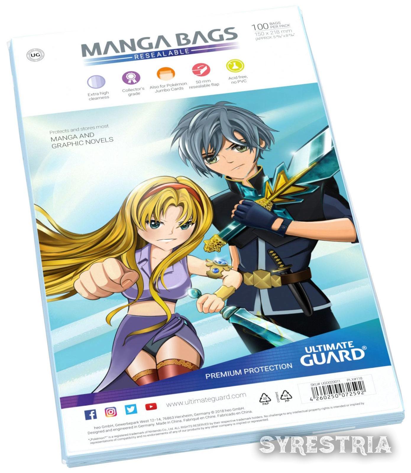 Ultimate Guard Manga Bags wiederverschließbar (100)