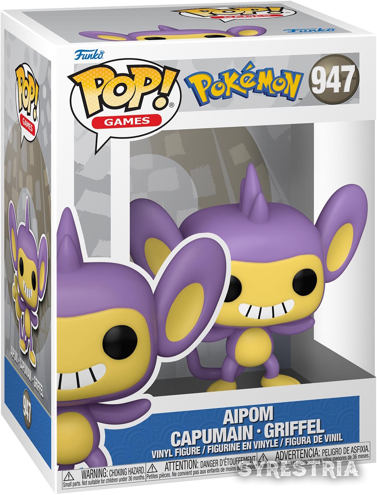 Pokémon - Aipom Capumain Griffel 947  - Funko Pop! Vinyl Figur