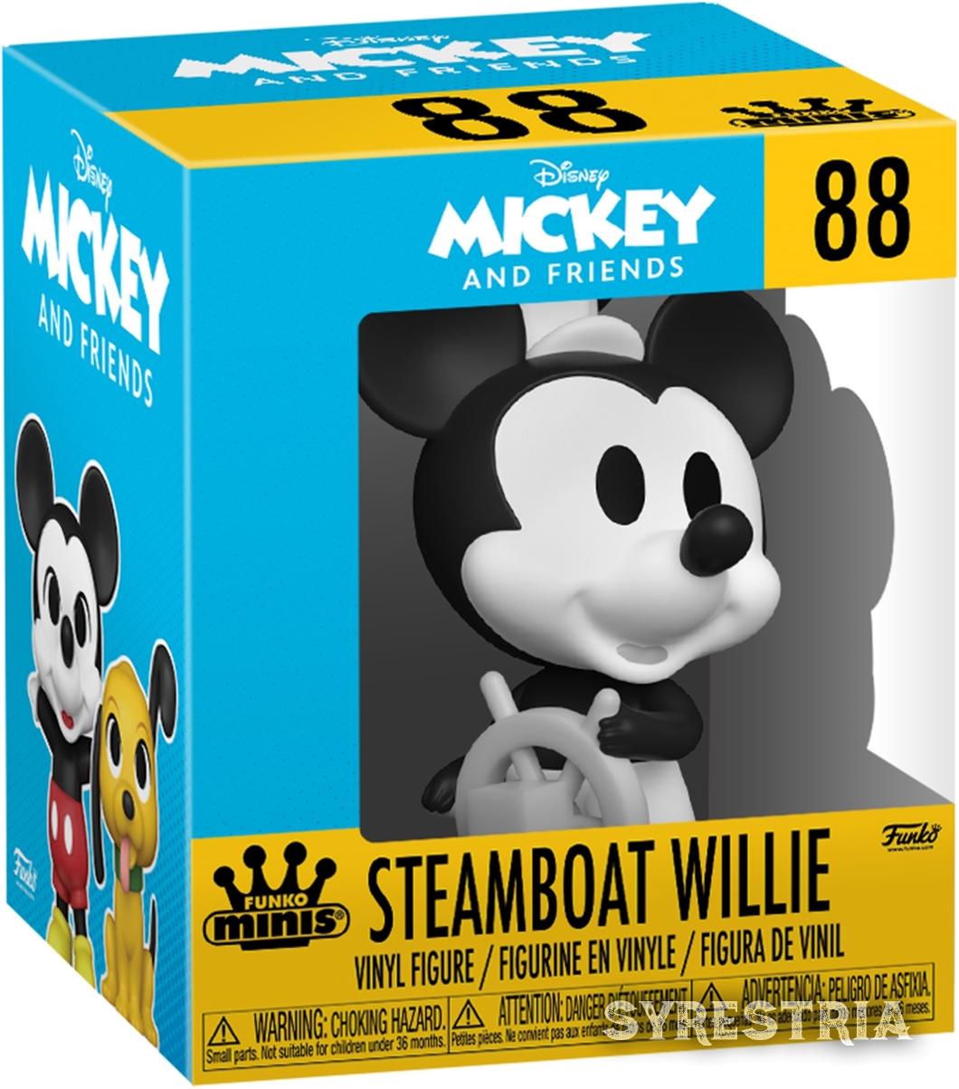 Disney Mickey and Frinds - Steamboat Willie 88 - Funko Minis Vynl Figuren