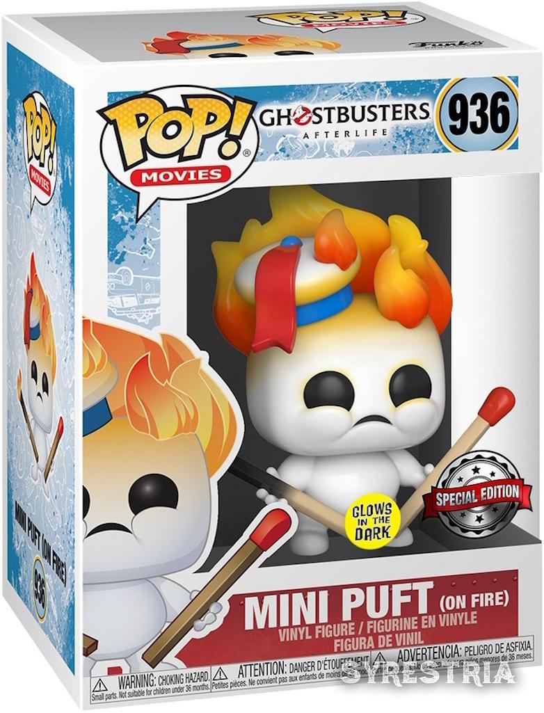 Ghostbusters - Mini Puft (On Fire) 936 Special Edition Glows - Funko Pop! Vinyl Figur