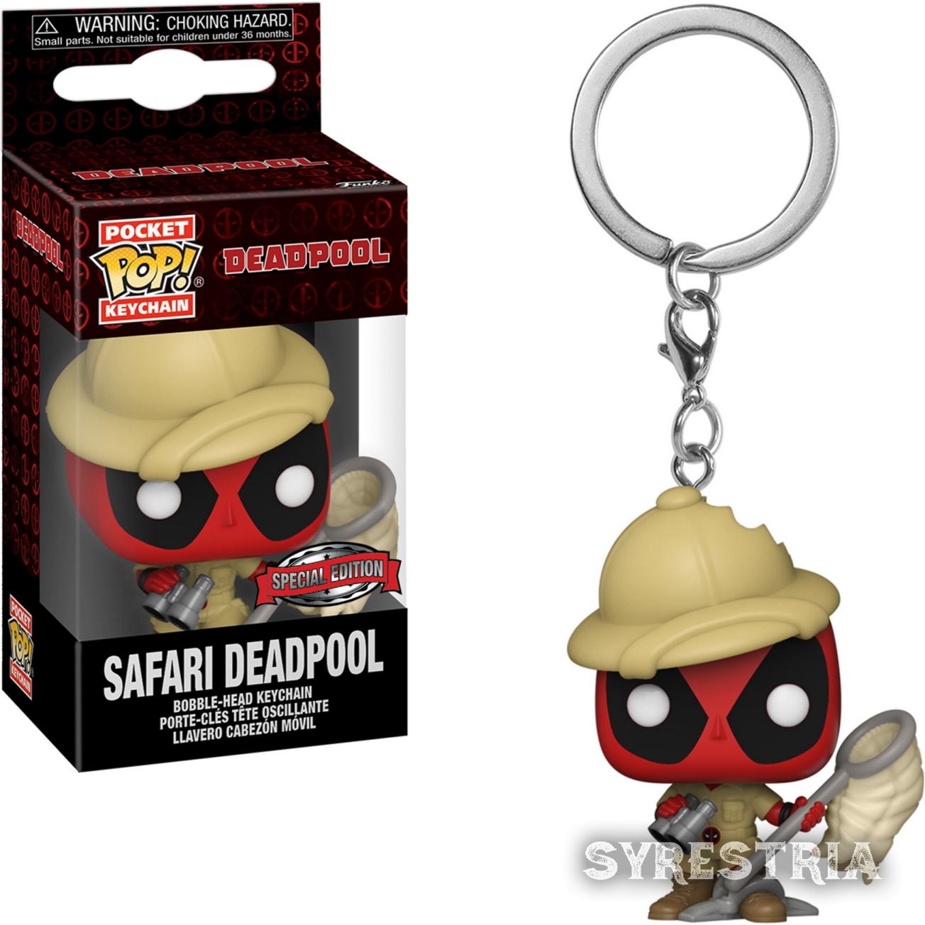 Marvel Deadpool - Safari Deadpool  Special Edition - Schlüsselanhänger Funko Pocket POP! Keychain