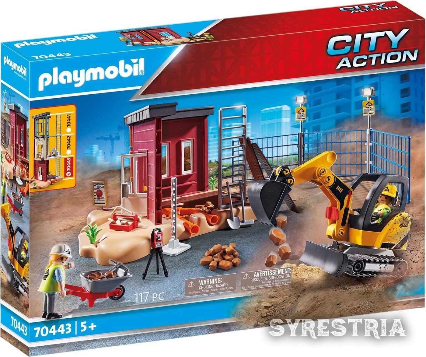 Playmobil City Action - Minibagger mit Bauteil 70443