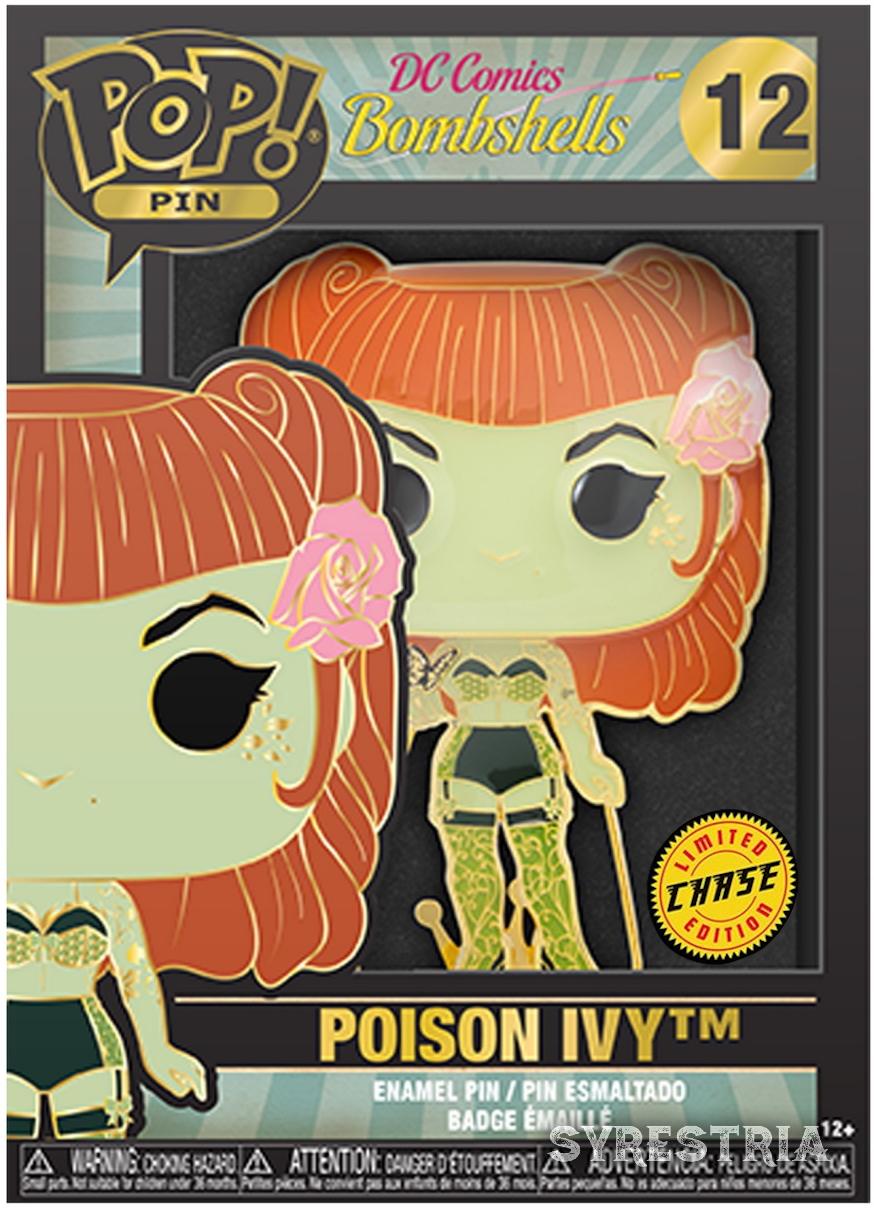 DC Comics Bombshells - Poison Ivy Enamel 13 Limited Chase Edition - Funko Pin