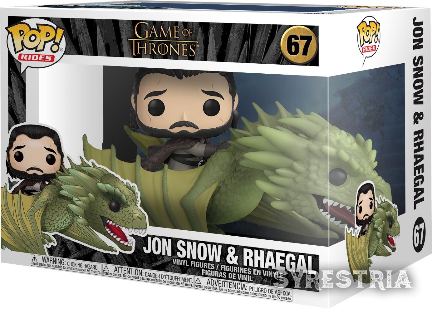 Game of Thrones - Jon Snow & Rhaegal 67 - Funko Pop! - Vinyl Figur