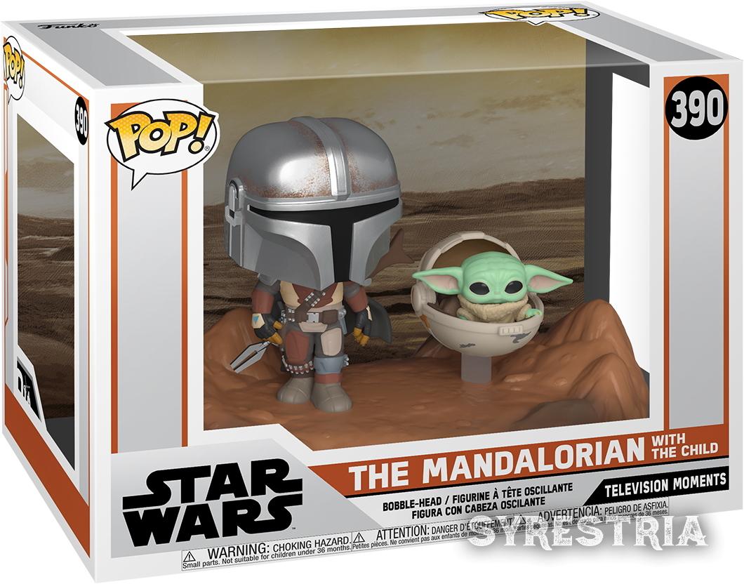 Star Wars - The Mandalorioan with the Child 390 - Funko Pop! - Vinyl Figur
