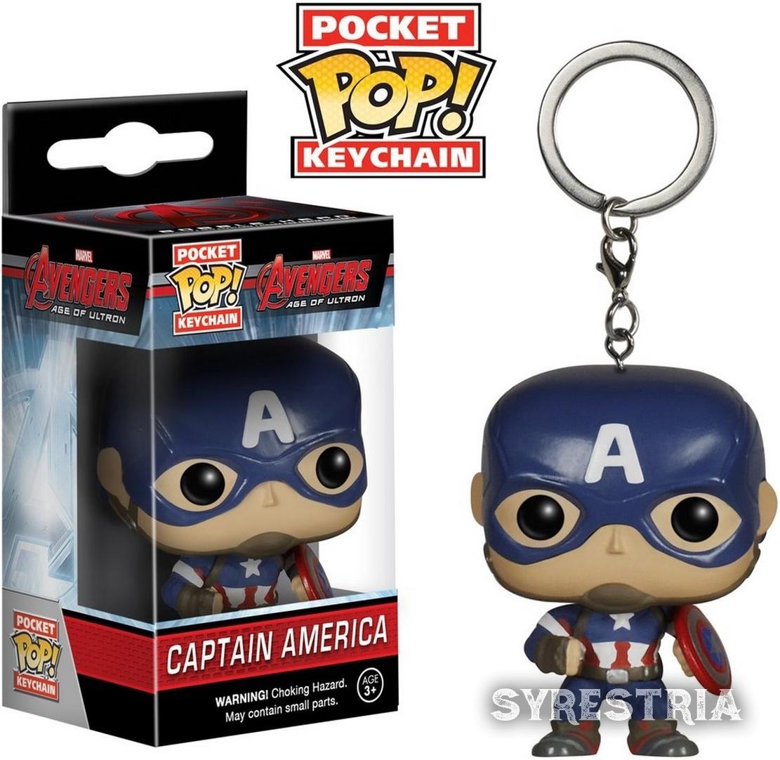 Avengers Age of Ultron - Captain America - Schlüsselanhänger Funko Pocket POP! Keychain