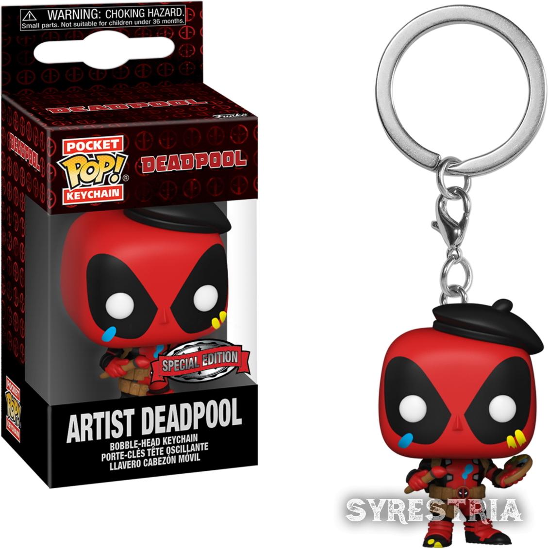 Marvel Deadpool - Artist Deadpool  Special Edition - Schlüsselanhänger Funko Pocket POP! Keychain