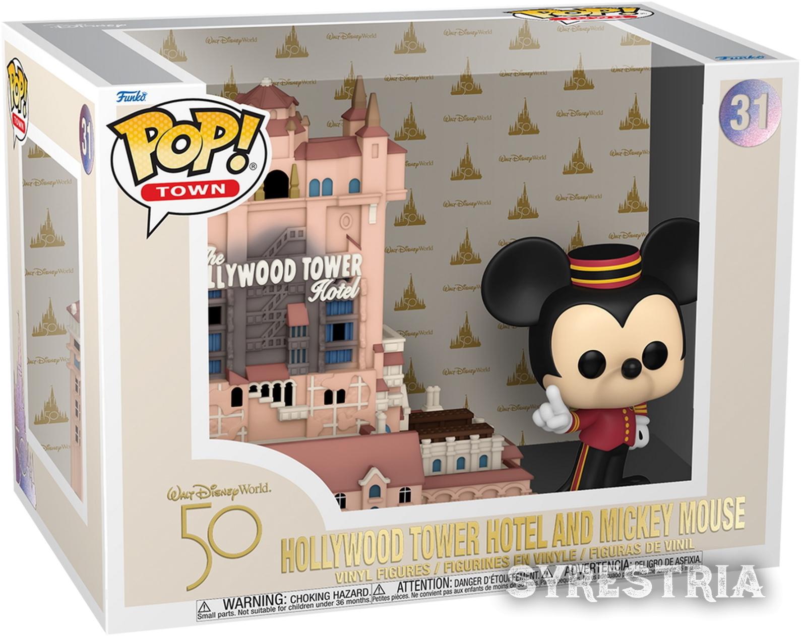 Hollywood Tower Hotel and Mickey Mouse 31 - Funko Pop! Town Vinyl Figur
