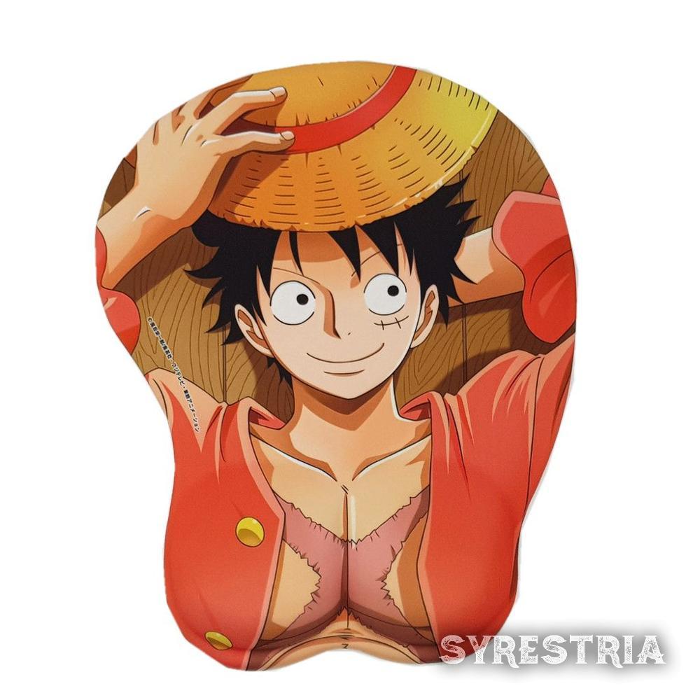 One Piece - Monkey D. Ruffy - Mauspad Anime 3D Silikongel ergonomisch