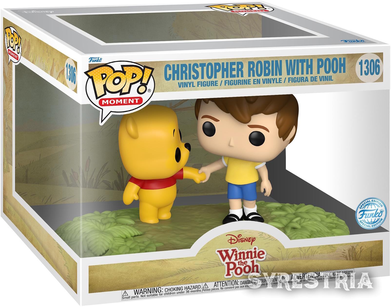 Disney Winnie The Pooh - Christopher Robin with Pooh 1306  Special Edition - Funko Moments Pop!