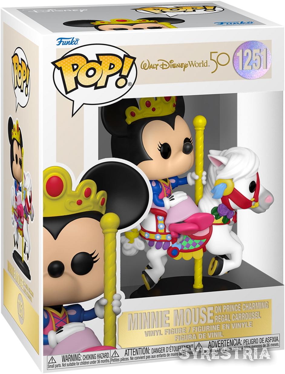 Walt Disney World 50th - Minnie Mouse on Prince Charming Regal Carrousel 1251 - Funko Pop! Vinyl Figur
