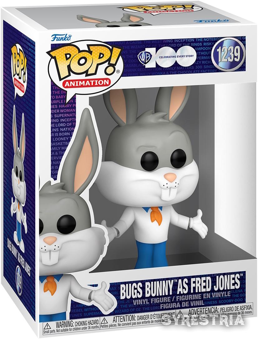 Warner Bros 100 - Bugs Bunny As Fred Jones 1239 - Funko Pop! - Vinyl Figur