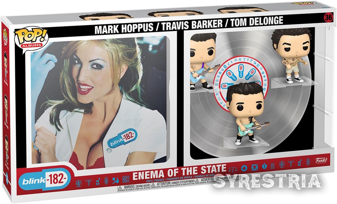 Blink 182 - Enema Of The State Mark Hoppus Travis Barker Tom Delonge 36 - Funko Pop! Albums - Vinyl Figur