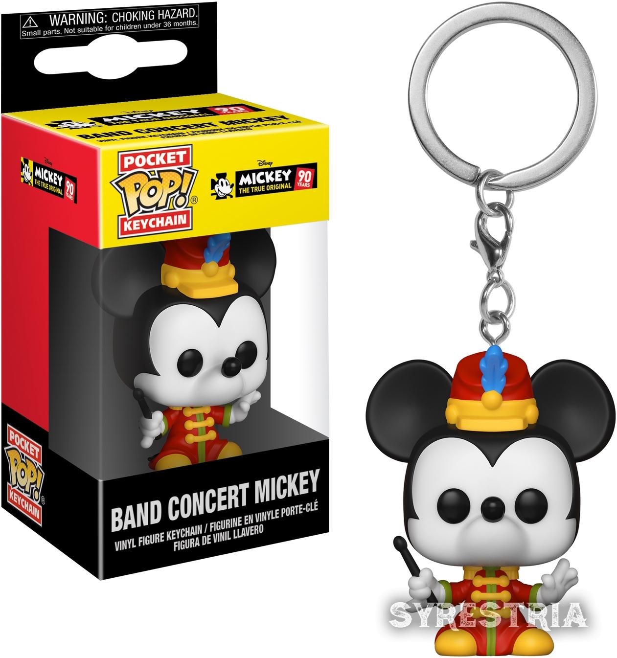 Disney Mickey 90 Years - Band Concert Mickey - Schlüsselanhänger Funko Pocket POP! Keychain