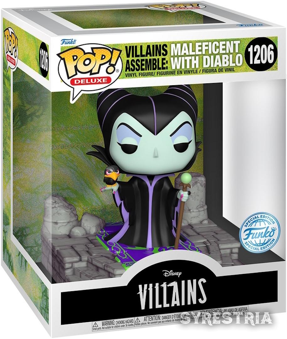 Disney Villains - Villains Assemble: Maleficent with Diablo 1206 Special Edition - Funko Pop! Deluxe