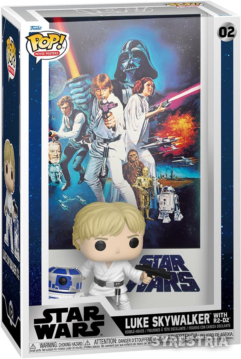 Star Wars - Luke Skywalker with R2-D2 02 - Funko Pop! Movie Posters