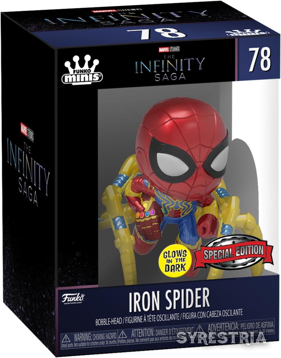 Marv Infinity Saga - Iron Spider 78 Special Edition Glows - Funko Pop! - Vinyl Figur