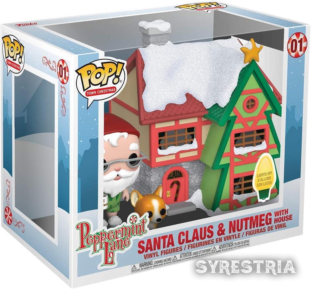 Santa Claus & Nutmeg With House 01 - Funko Pop! - Vinyl Figur
