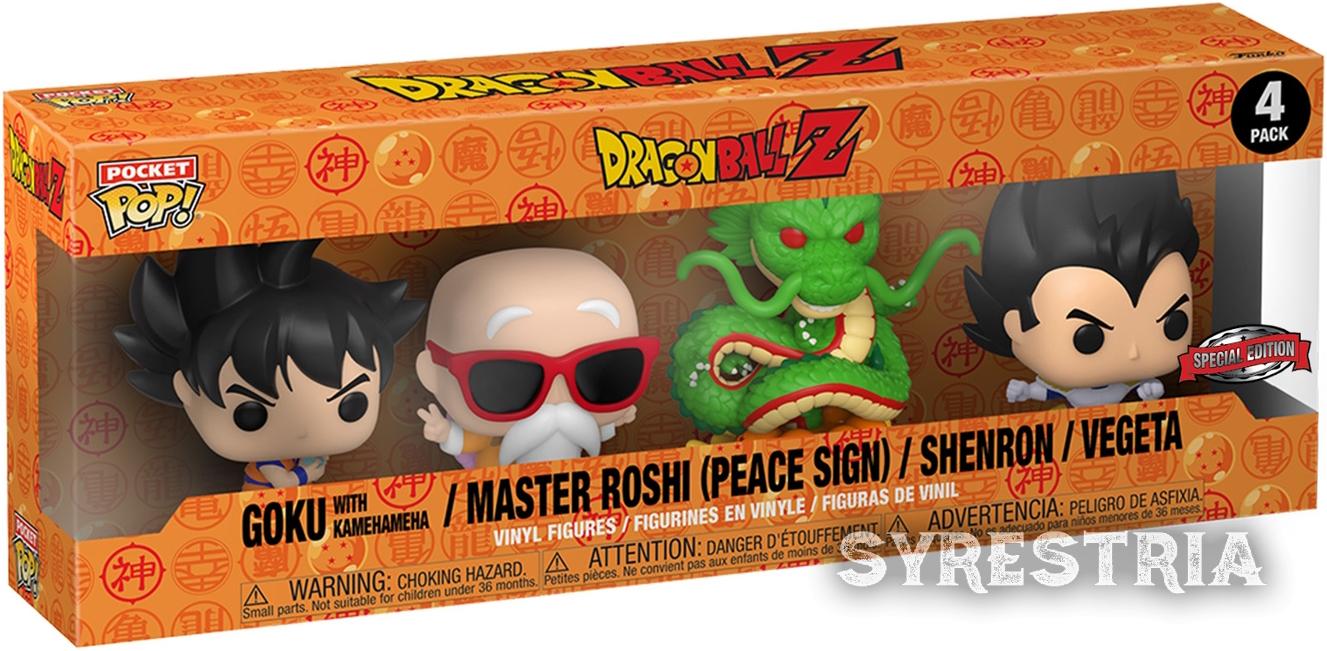 Dragon Ball Z - Goku Master Roshi Shenron Vegeta Special Edition - Funko Pocket POP!