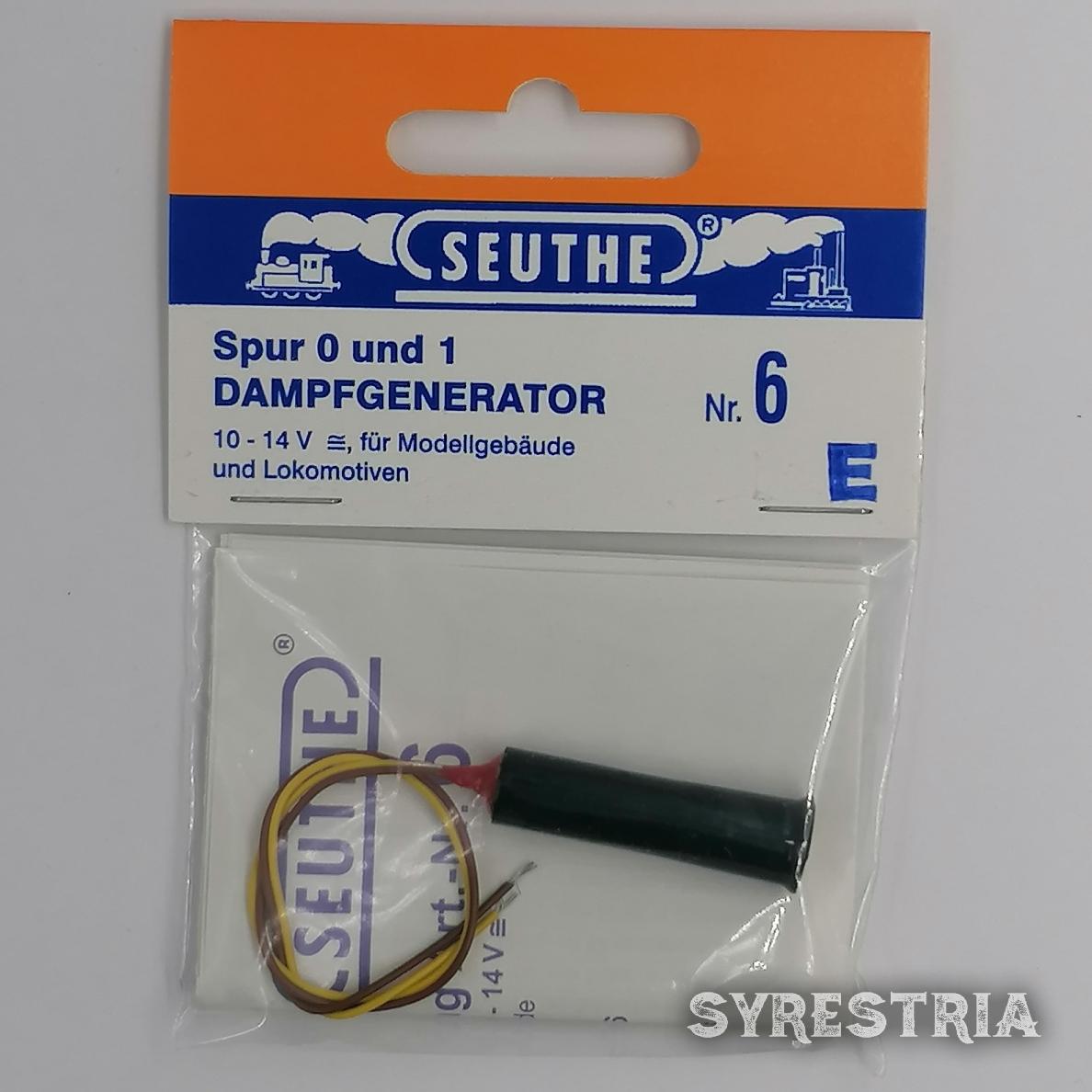 Seuthe Nr. 6 E Spur 0 / 1 10-14 Volt AC DC Dampfgenerator Rauchgenerator