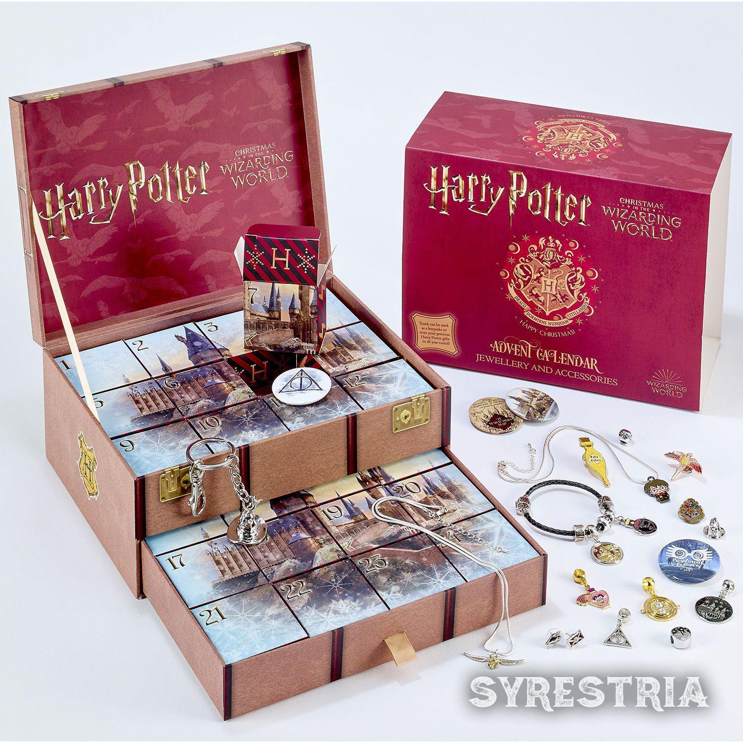 Harry Potter Schmuck Adventskalender Wizarding World Calendar 24 Türen