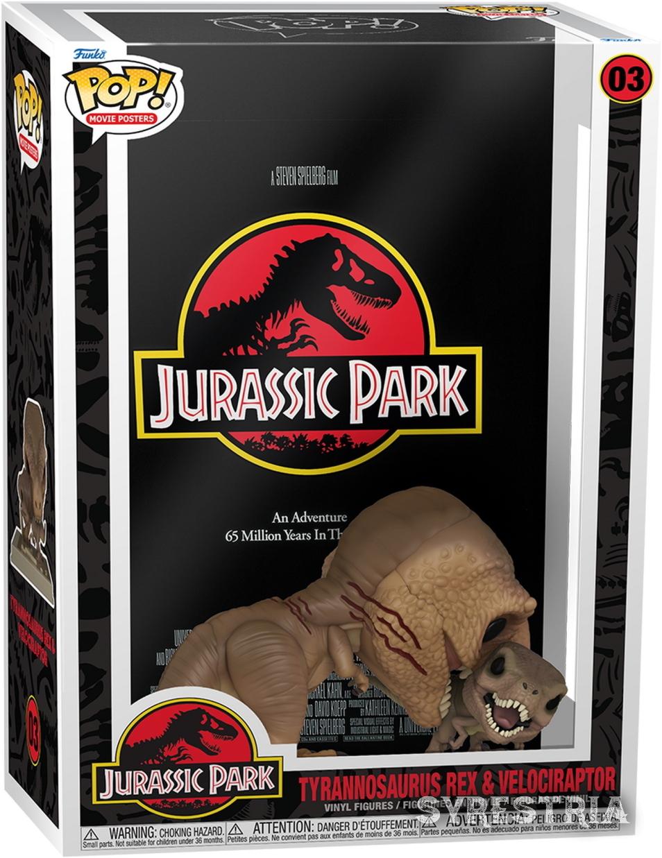 Jurassic Park - Tyrannosaurus Rex & Velociraptor 03 - Funko Pop! Movie Posters Vinyl Figur
