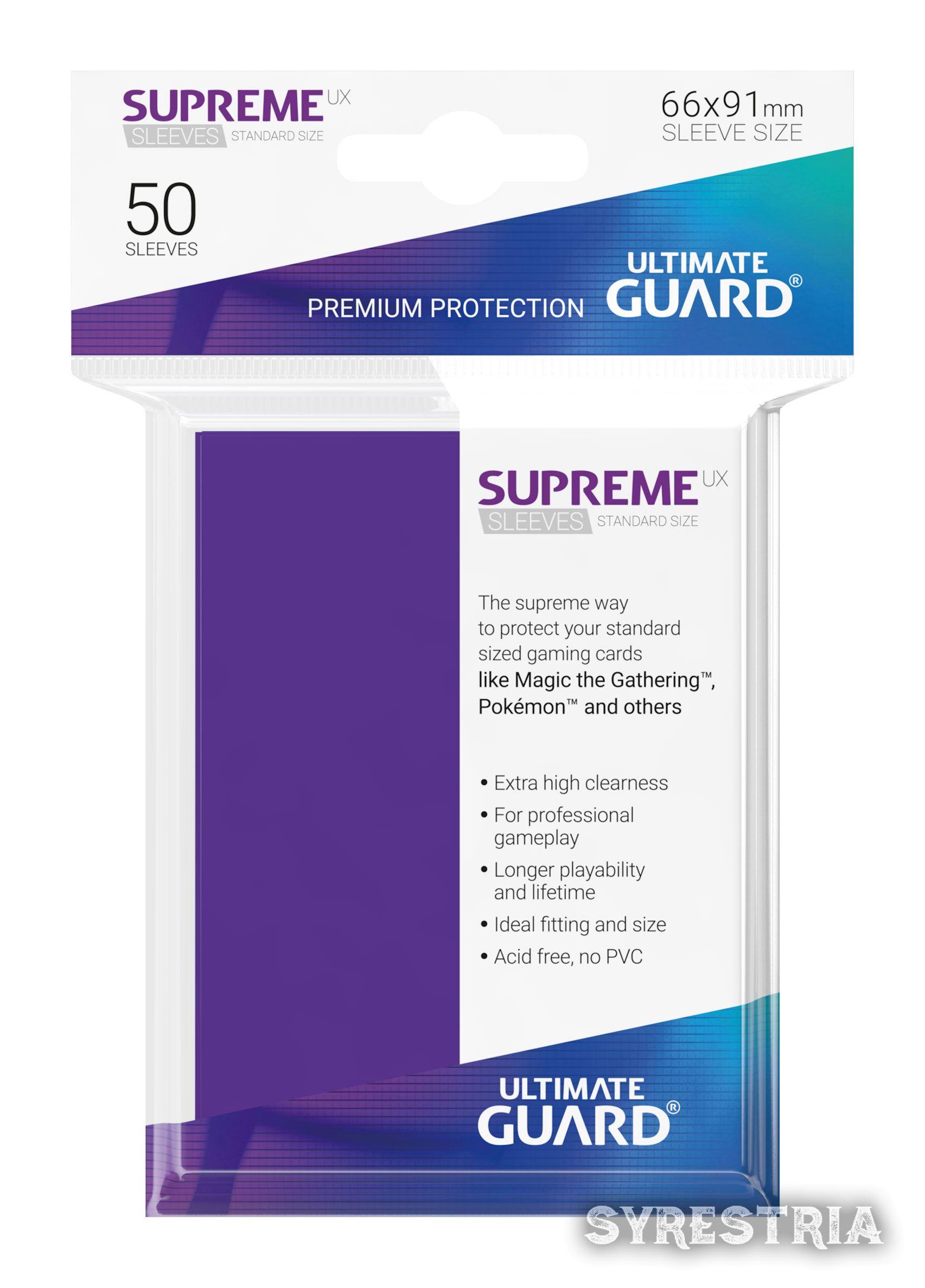 Ultimate Guard Supreme UX Sleeves Standardgröße Violett 50 Schutzhüllen