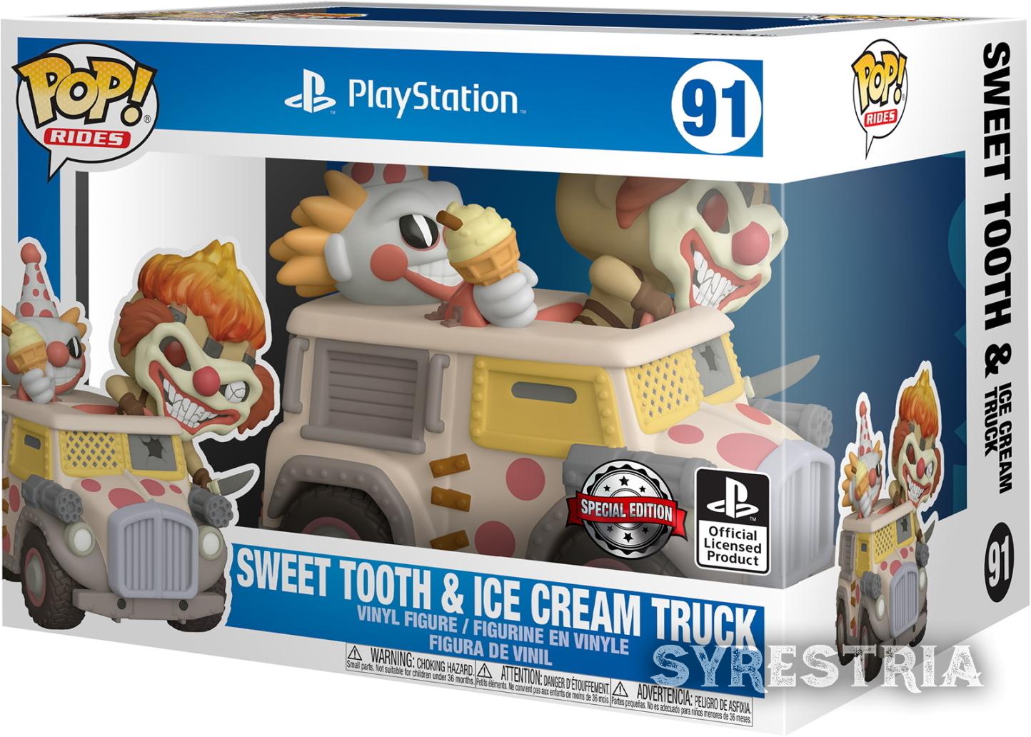 PlayStation - Sweet Tooth & Ice Cream Truck 91 Special Edition - Funko Pop! Rides - Vinyl Figur