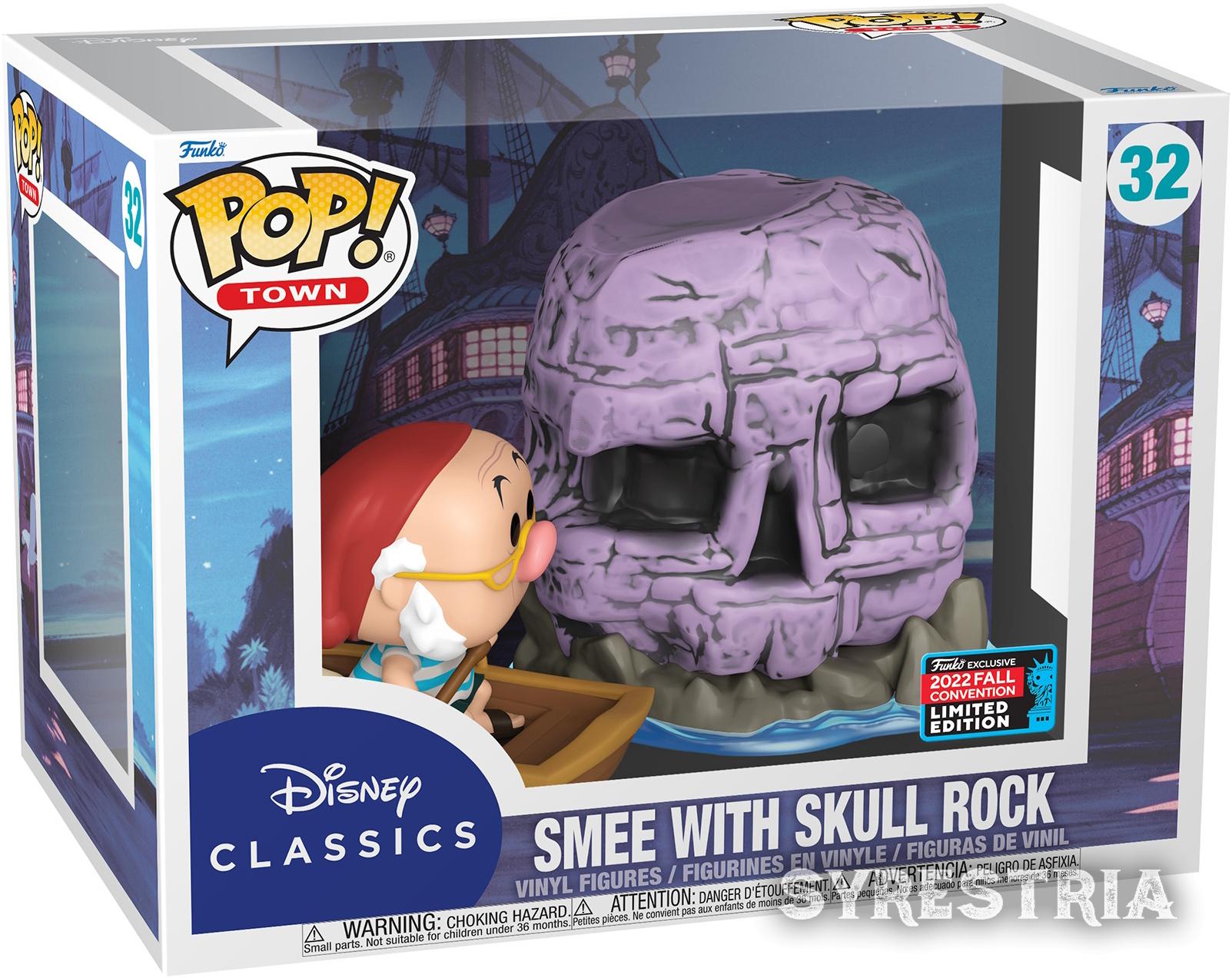Peter Pan - Smee with Skull Rock 32  2022 Fall Convention Limited Edition - Funko Pop! Town Vinyl Figur