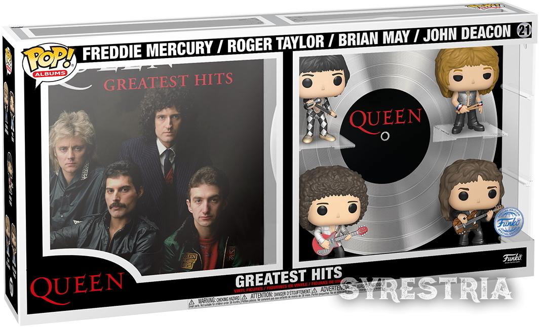 Queen Greatest Hits Freddie Mercury Roger Tylor Brain May John Deacon 21 Special Edition - Funko Pop! Albums - Vinyl Figur