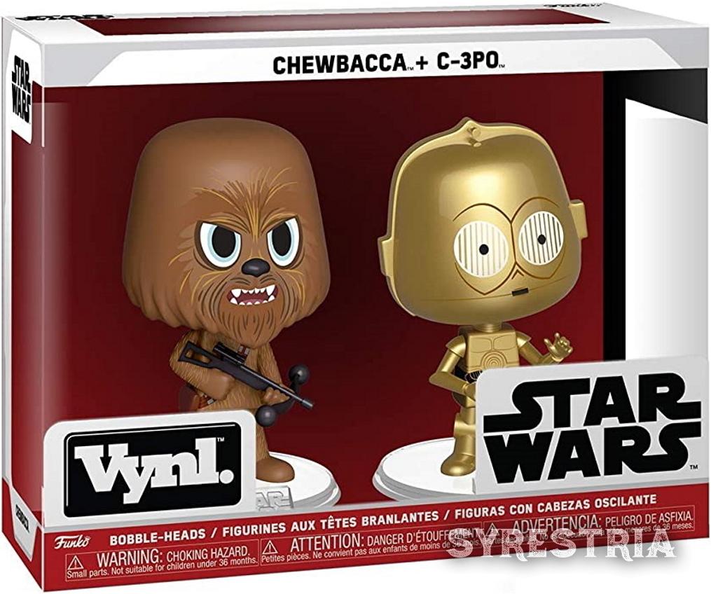 Star Wars - Chewbacca + C-3P0  - Funko Vynl Figuren