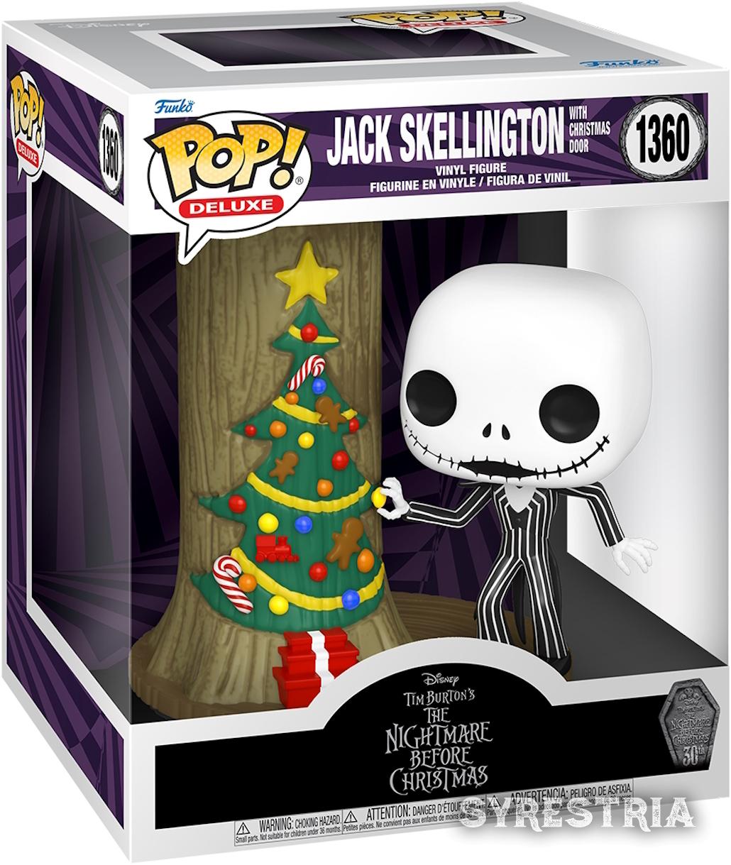 Nightmare Before Christmas - Jack Skellington with Christmas Door 1360  - Funko Pop! Deluxe