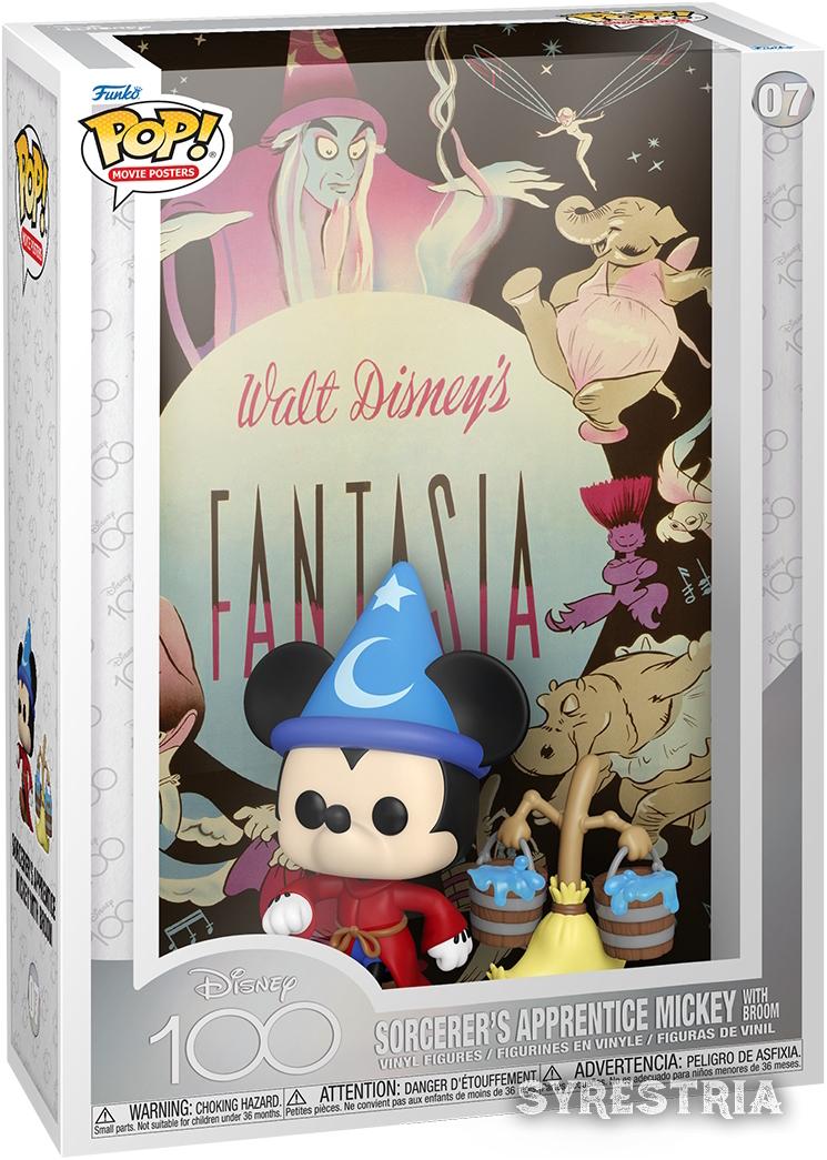Walt Disney Fantasia - Sorcerer's Apprentice Mickey with Broom 07 - Funko Pop! Movie Posters