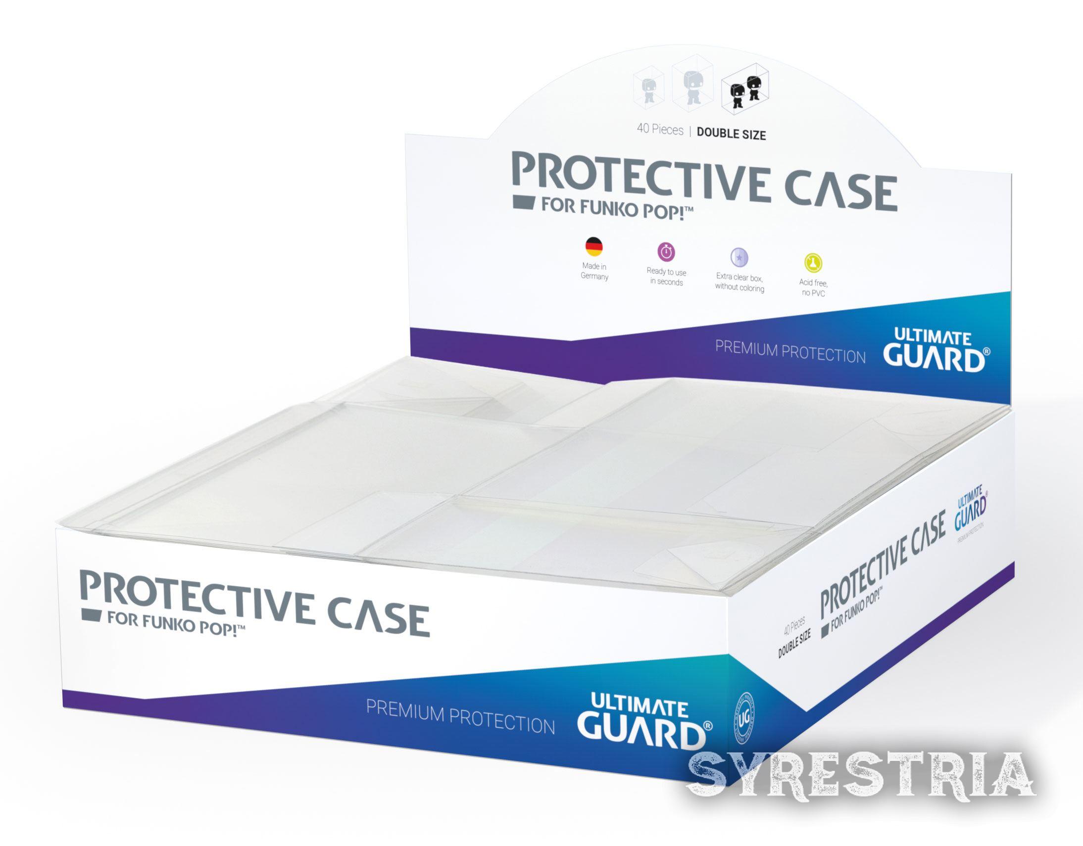 Ultimate Guard Schutzhüllen Protective Case für Funko POP!™ Figuren Double Size 40er Packung