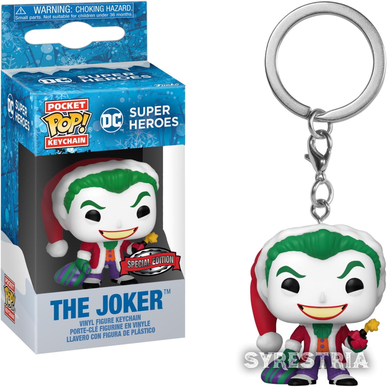 DC Super Heroes - The Joker Holiday Special Edition - Schlüsselanhänger Funko Pocket POP! Keychain