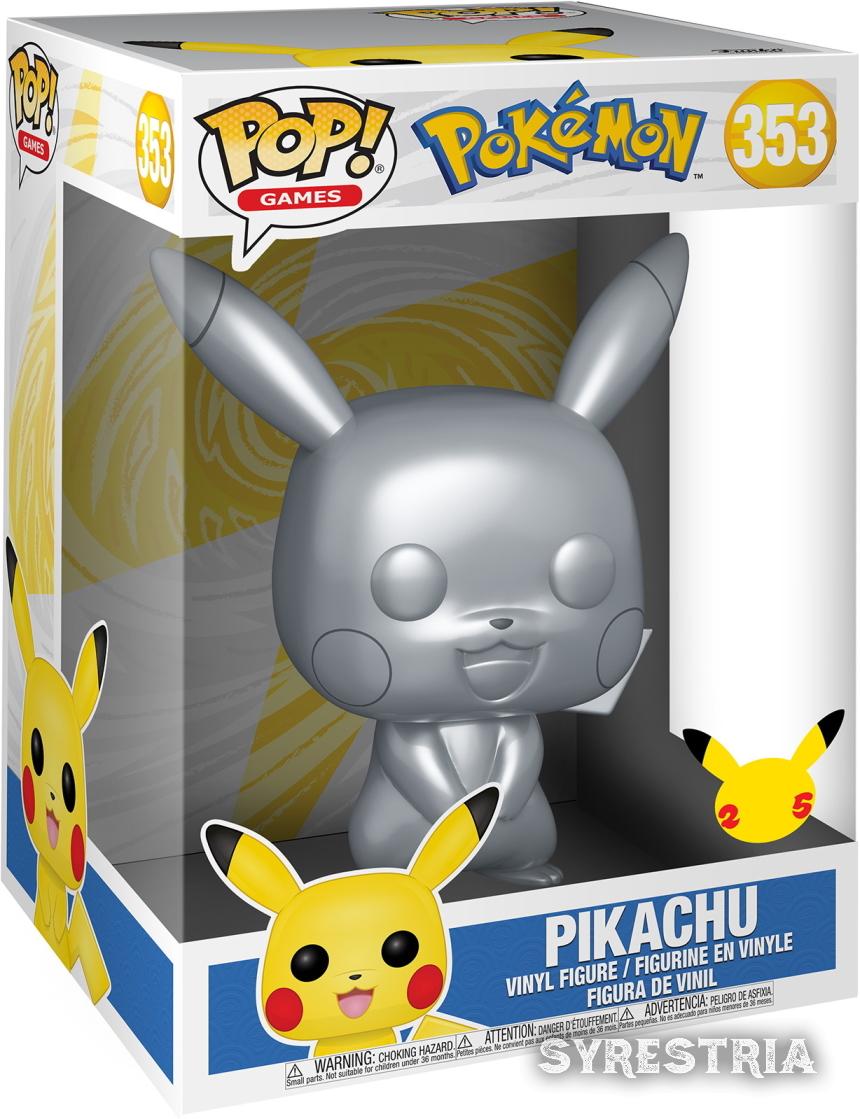 Pokemon - Pikachu 353 25 Years Metalic - Funko Pop! - Vinyl Figur