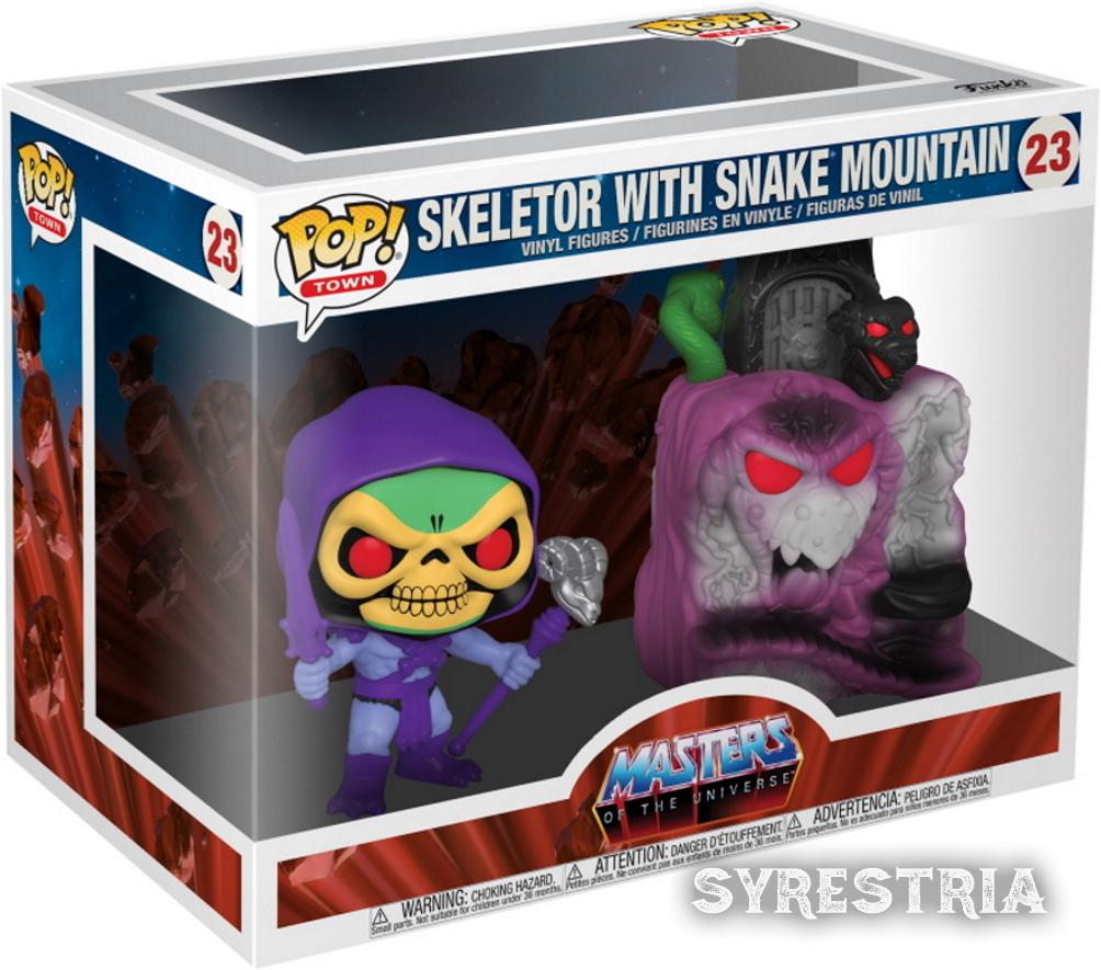 Masters of the Universe - Skeletor With Snake Mountain 23 - Funko Town Pop! - Vinyl Figur