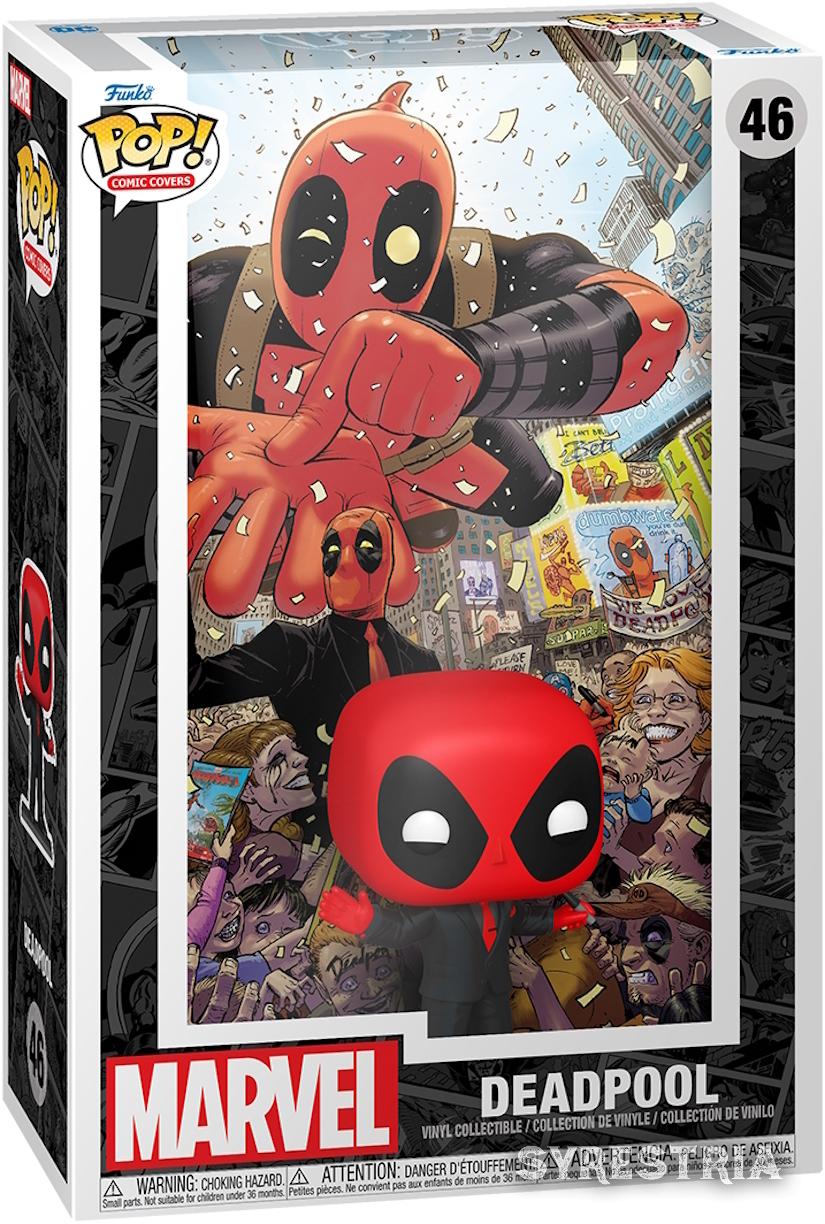 Marvel - Deadpool in Black Suit 46  - Funko Pop! Comic Covers