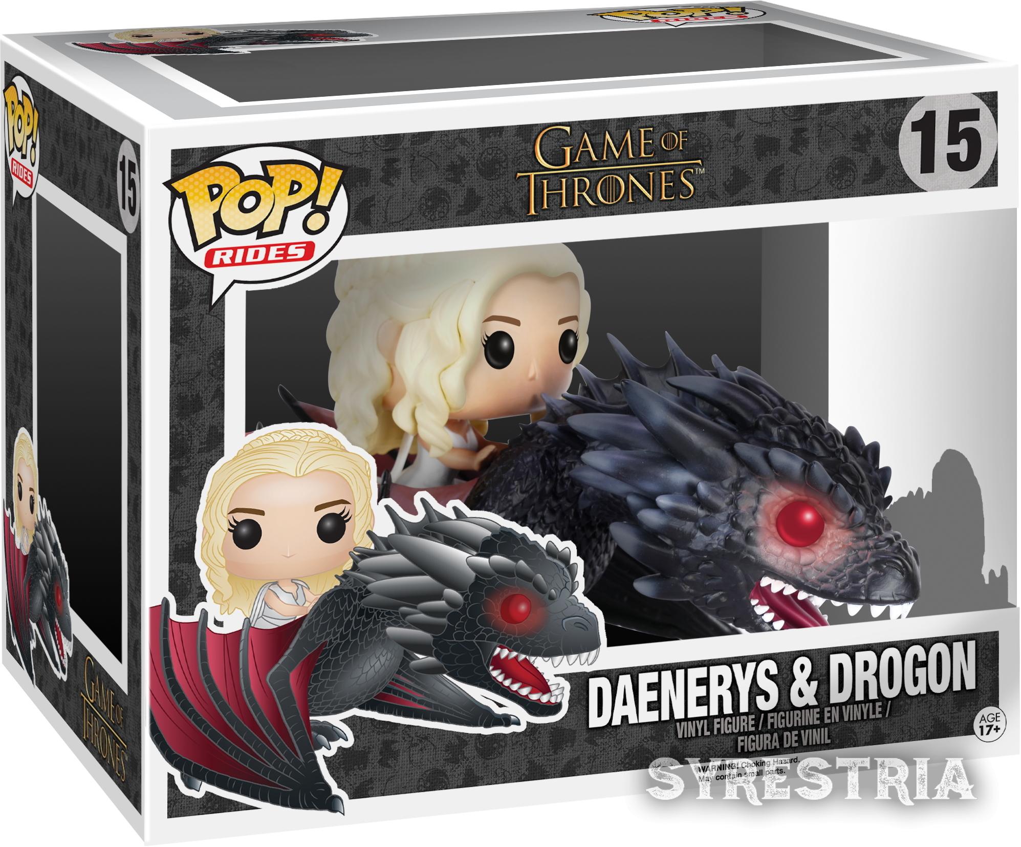 Game of Thrones - Daenerys & Drogon 15 - Funko Pop! - Vinyl Figur