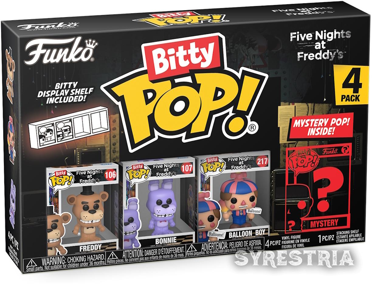 Five Night at Freddy's - Freddy Bonnie Ballon Boy 4er Pack   - Bitty Pop! Funko