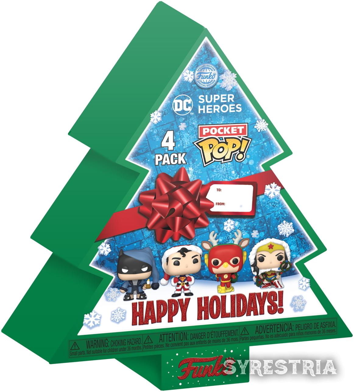 DC Comics Holiday 2022 Pocket POP! Vinyl Minifiguren Tree Holiday Box 4 cm Special Edition -